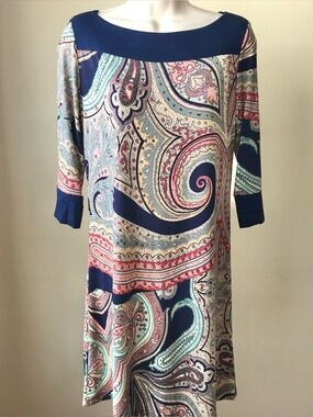 Gilli Paisley Pattern Dress Size S/M